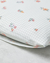 Floral Plaid Kolay Ütülenir 2'li Yastık Kılıfı 50x70 cm Pembe - Yeşil