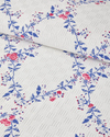 Floral Slice King Size Pike Koyu Mavi