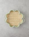 Flore Kağıt İp Dekoratif Tepsi 25x5 cm Natural