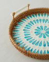 Florence Rattan Tepsi 28 cm Kahverengi