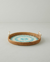 Florence Rattan Tepsi 28 cm Kahverengi