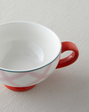 Florentis New Bone China Demlik Seti 400 – 290 ml Pembe - Yeşil