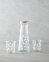 Floret Cam 3 Parça Su Takımı 1150 ml + 315 ml Şeffaf