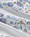 Floret Line Pamuk Çift Kişilik Nevresim Takımı 200x220 cm Mavi