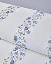Floret Line Pamuk Tek Kişilik Nevresim Takımı 160x220 cm Mavi