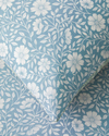 Floria Kolay Ütülenir Tek Kişilik Nevresim Takımı 160x220 cm Mavi - Yeşil