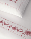 Flower Chain Dijital Baskılı Soft Cotton Çift Kişilik Nevresim Takımı Gül Kurusu