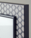 Flower Dots Mdf Çerçeve Siyah