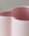 Flower Stoneware Vazo Açık Pembe