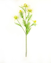 Flower Tek Dal Yapay Çiçek Beyaz