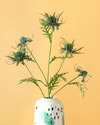 Flower Tek Dal Yapay Çiçek Mavi