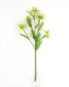 Flower Tek Dal Yapay Çiçek Yeşil