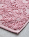 Flower Touch Pamuklu Jakarlı Yüz Havlusu 50x80 cm Pembe