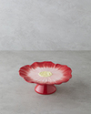 Flowerella Dolomite Kek Standı 26 cm Kırmızı-Pembe