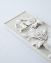 Flowers Duvar Aksesuarı 17,5x5x34,5 cm Bej