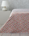 Flowers Melody King Size Çok Amaçlı Örtü Pembe
