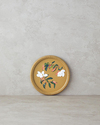Flowers Polyresin Duvar Aksesuarı Bej