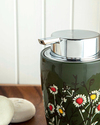 Flowery Banyo Sıvı Sabunluk Yeşil
