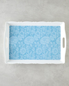 Flowery Melamin Tepsi 46x32 cm Renkli