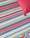 Folk Lines Tek Kişilik Pike Koyu Pembe