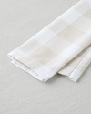 Fresh Grid Pamuk Polyester 2'li Kurulama Bezi 30x50 cm Bej