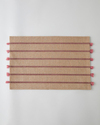 Fringe Jüt 2'li Amerikan Servis 30x45 cm Pembe