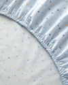 Funny Dots Pamuklu Bebe Las. Çarşaf Tkm 70x140 cm Mavi