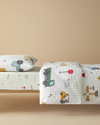 Funny Truck Pamuklu Tek Kişilik Çocuk Nevresim Takımı 160x220 cm Gri