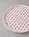Fusion Seramik Servis Tabağı 26 cm Pembe