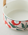 Garden Bright Stoneware Sunumluk 17x7 cm Kırmızı-Pembe