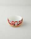 Garden Bright Stoneware Sunumluk 17x7 cm Kırmızı-Pembe