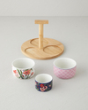 Garden Charm Stoneware 4 Parça Sunumluk 20 cm Renkli