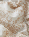 Garden Toile Pamuk Çift Kişilik Nevresim Takımı 200x220 cm Bej
