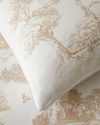 Garden Toile Pamuk Tek Kişilik Nevresim Takımı 160x220 cm Bej