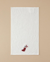 Gift Socks Pamuklu Nakışlı El Havlusu Ekru