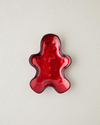 Gingerman Cam Çerezlik 17 cm Kırmızı