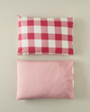Gingham 2'Li Yastık Kılıfı Pembe