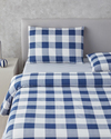 Gingham Çift Kişilik Nevresim Takımı Lacivert