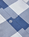 Gingham Çift Kişilik Nevresim Takımı Lacivert