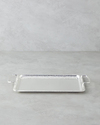 Glamour Metal Tepsi 34,5x22 Cm Silver