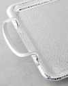 Glamour Metal Tepsi 34,5x22 Cm Silver