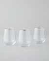 Gleam Cam 3'lü Bardak 425 ml Gold