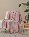 Gleamy Varak Baskılı Super Soft Tv Battaniyesi Pembe