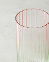 Glimmer Cam 2'li Bardak 400 ml Pembe - Yeşil