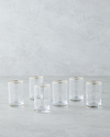 Glint Cam 6'lı Kahve Yanı Bardak 125 ml Gold