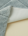 Glintar Kaydırmaz Taban Banyo Paspası Seti 60x90 + 40x60 cm Gri