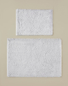 Glossy Kaydırmaz Taban Banyo Paspası Seti 60x90 + 40x60 cm Beyaz