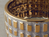 Glossy Stoneware Vazo Gold