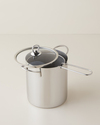 Glow Çelik 4 Parça Kızartma Tenceresi 14 cm Silver