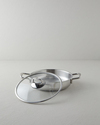 Glow Çelik Sığ Tencere 26x6 cm Silver